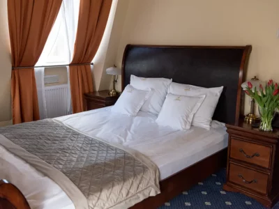 Hotel Pałac Godętowo - pokój De Lux (część sypialna)