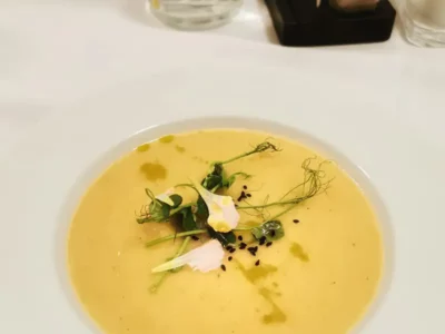 Hotel Pałac Godętowo - zupa krem z białych warzyw