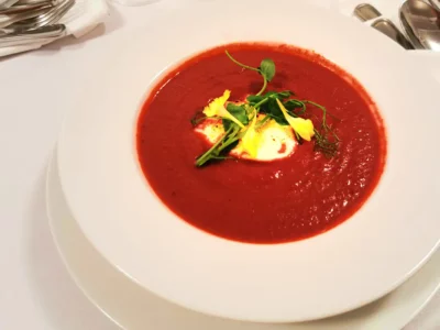 Hotel Pałac Godętowo - zupa krem z pomidorów